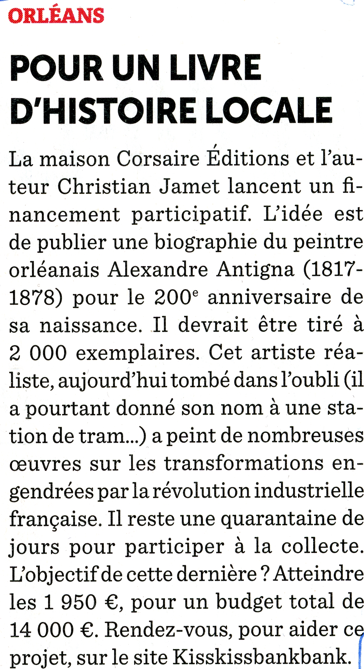 La Tribune Hebdo Antigna mars 2017