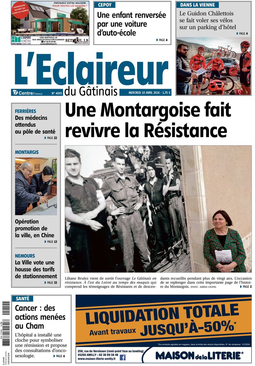 l'Éclaireur du Gâtinais 10 avril 2024